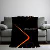 Cool Logo M-M-McLarenS-ES Blanket Flannel warm comfort soft plush blanket For Picnic Beds Sofas Homes And Bedrooms