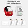 White SelfAdhesive Thermal Paper Printable Sticker Paper for S002 Portable Sticker Printer Black on White 57mm x 3m Mini Printe