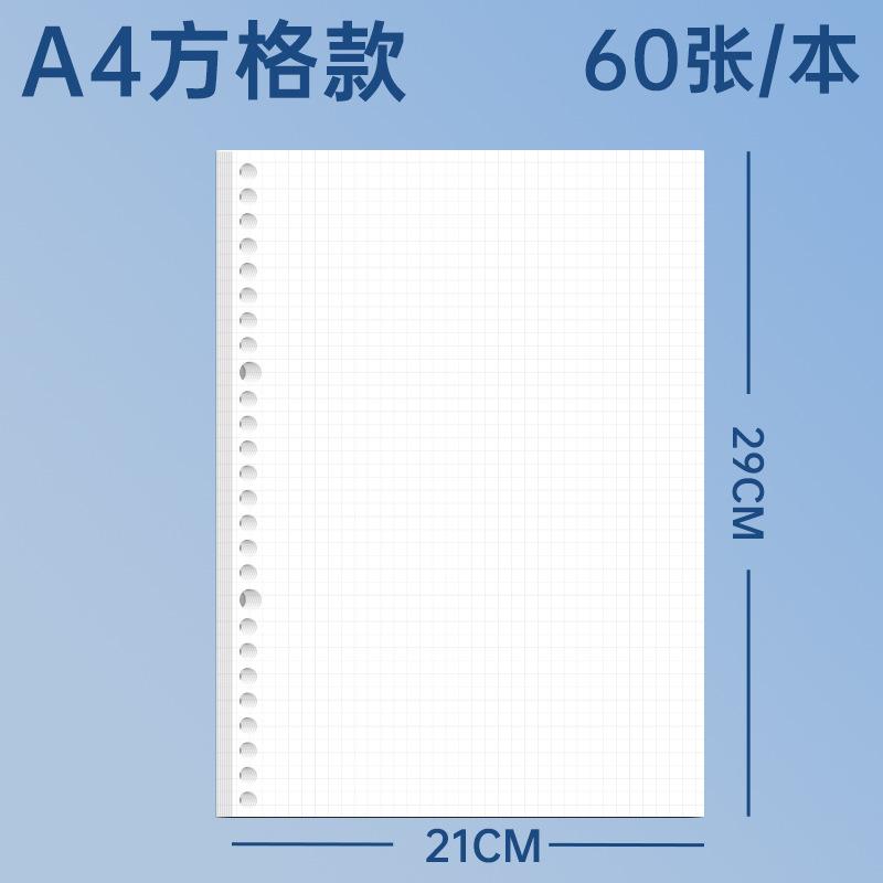 Multi Size Multi Pattern Loose Leaf Refill Paper For Student Notebook Binder