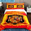 3PCS Spain Football Crest 3pcs Bedding,Including 3PCS Duvet Cover And 2pcs Pillowcases Perfect for Christmas,Ideal for Bedroom, Dormitory