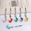 Aesthetic Gradient Goldfish Phone Charms With Shiny Star And Bead Decor Perfect For Phone Decoration Bag Pendant Girls Gift