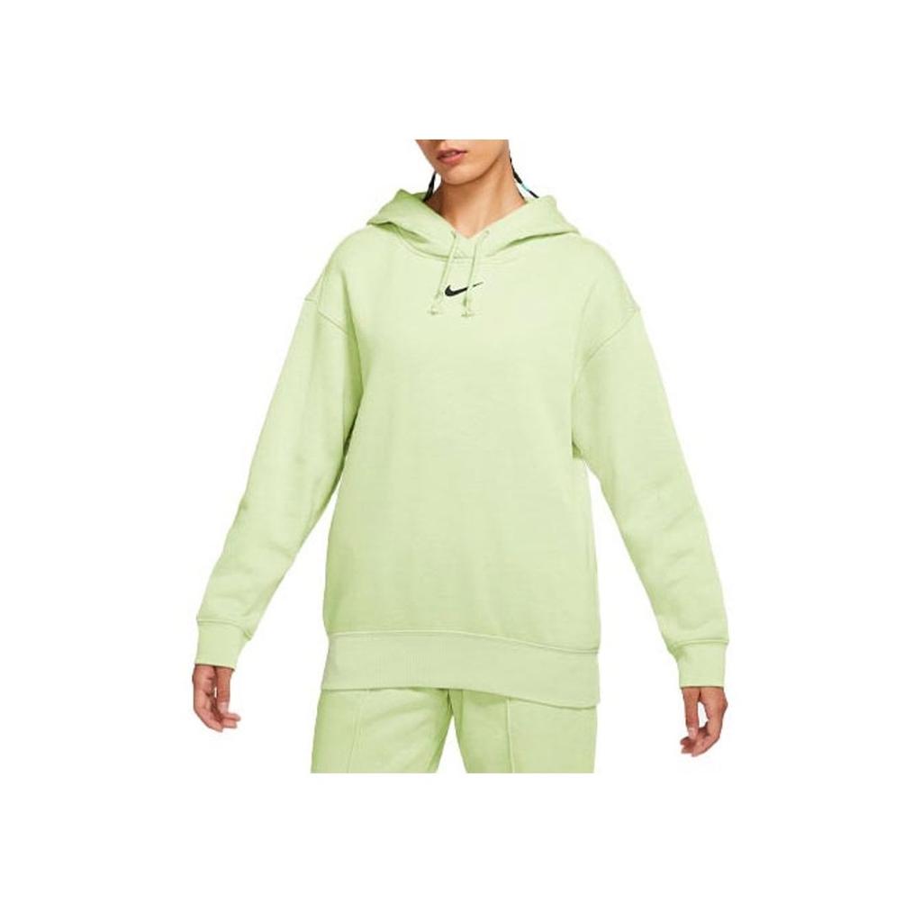 Nike Fleece Pullover Hoodie Women hoodies Ice-Green Yellow DJ7669-303