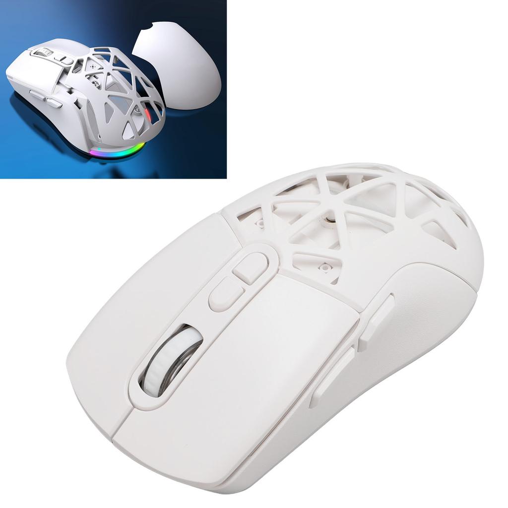 Wireless Gaming Mouse Portable Dual Mode 2.4GHz   5.1 Mouse Rechargble Computer Mouse for PC Laptop with RGB Backlight