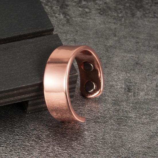 Magnetic Ring Adjustable Magnetic Open Design Reduce And Improve Finger Ring Therapy Ring Sleep Quality
