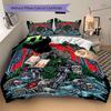 Doom Lord Bedding 3 Piece Set HD Print Duvet Cover Pillowcases for Teens Adult Bedroom Decoration Christmas Gift