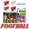 SUISSE Switzerland Swiss Soccer Football Tshirt Print 3D Flag National JERSEY CHEER Training Round Neck Short Sleeve Sport Uniform Unisex Men Women
