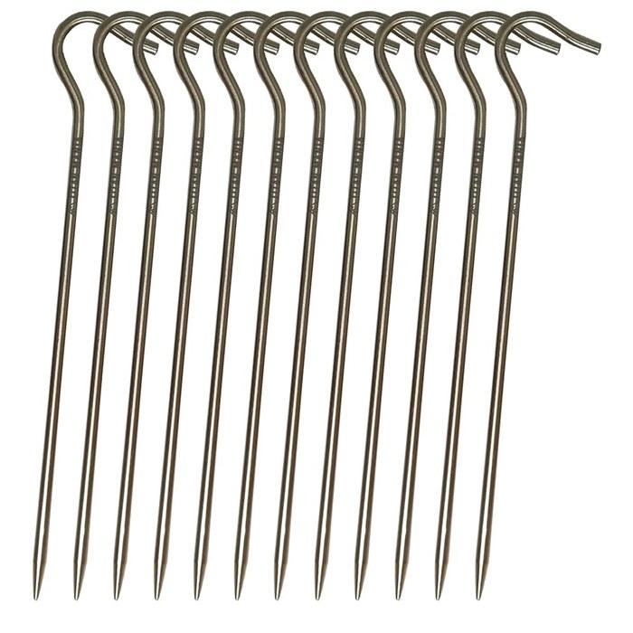 TITAN MANIA Peg Titanium 20cm 12-Pack