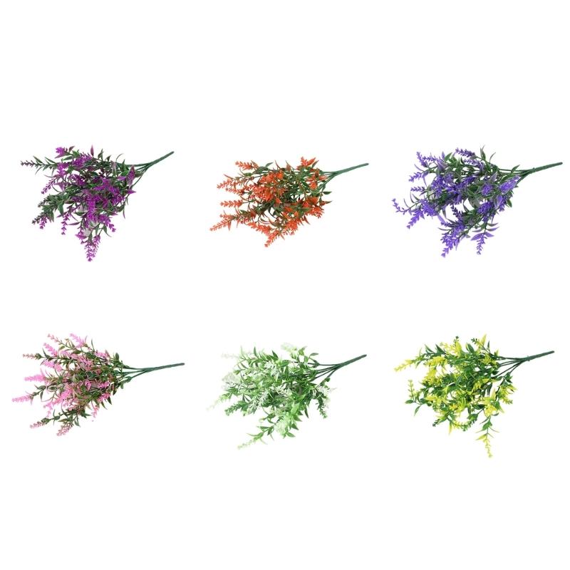 Portable Imitation Lavender Spikes Accessory for Interior Decoration and Atmosphere Enhancement at Weddings and Parties