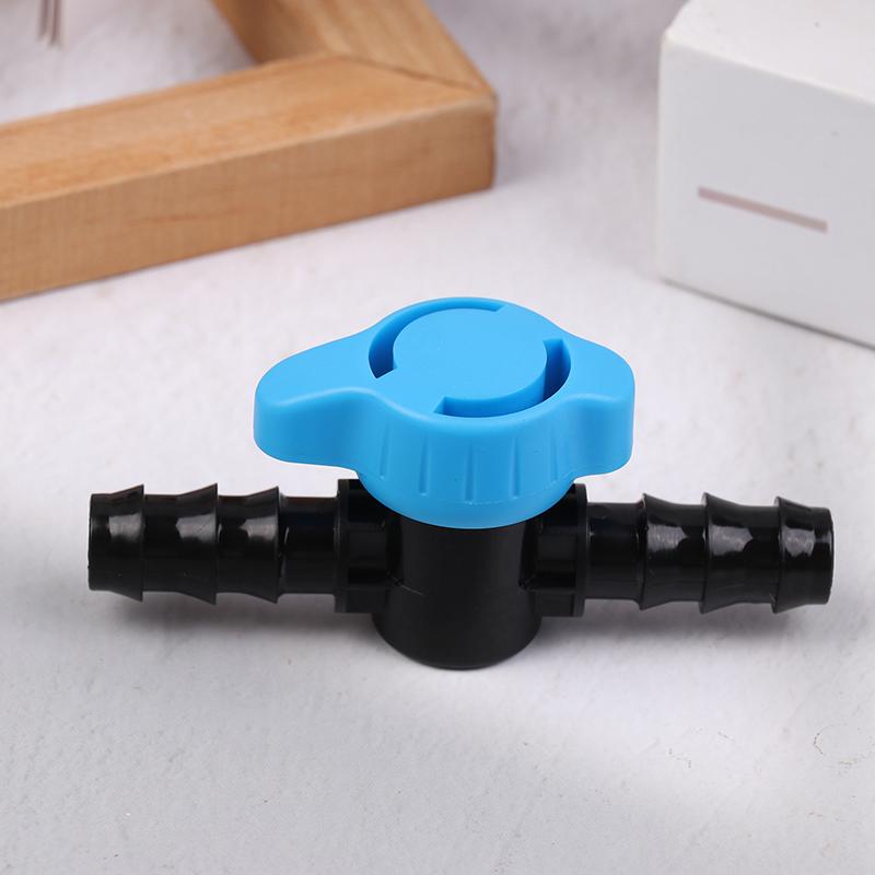 6Pcs 16Mm Drip Irrigation Barbed Valve Hose Valve Garden Tap Drip Irrigation Pipe Connectors Water Valve For Drip Or Sprinkler