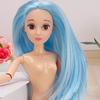 Color Hair 1 PC Nude Doll with Head for Dolls 11 Joint Moving Naked Bodies DIY Toys Accessories