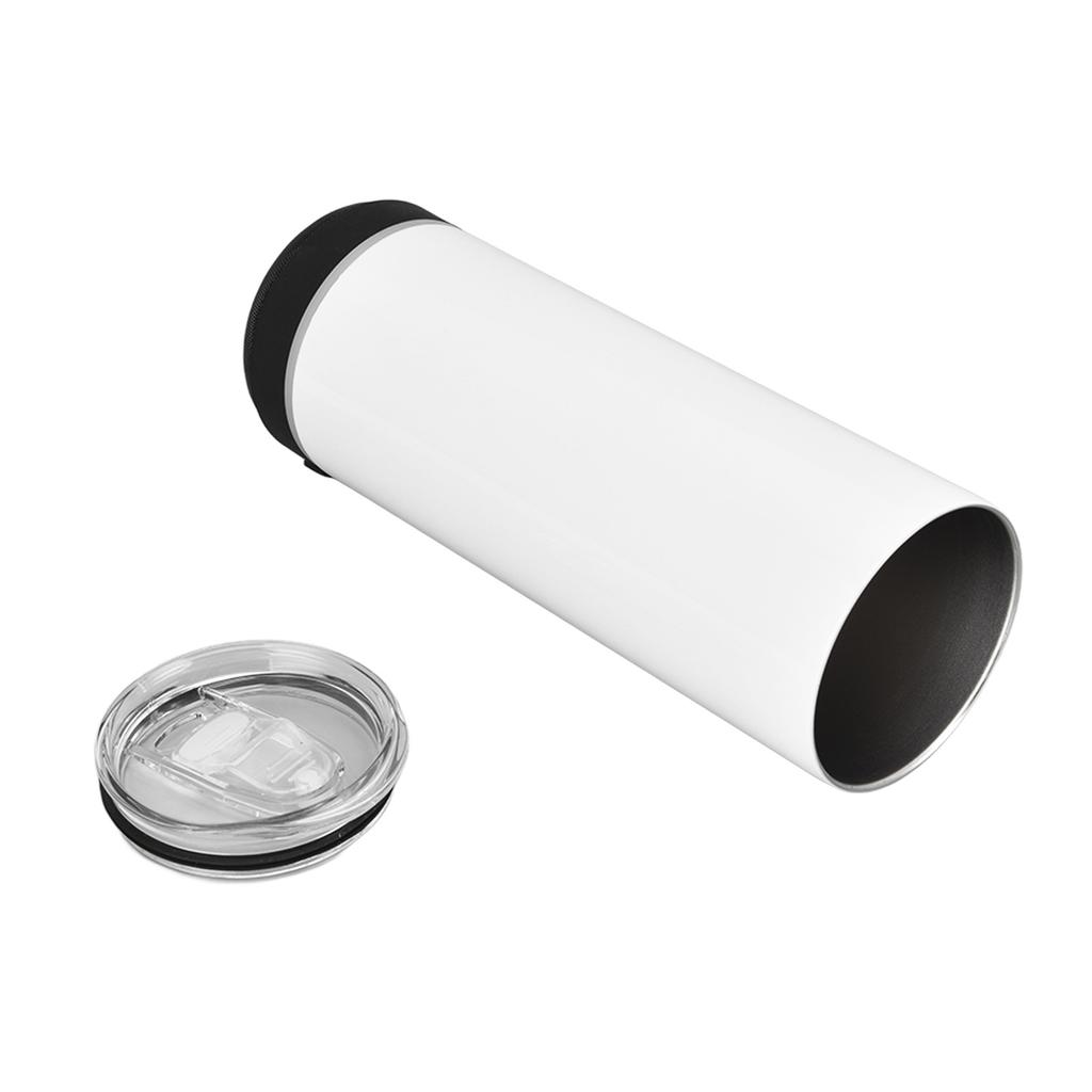 20oz/600ml Tragbarer Musik-Trinkbecher mit abnehmbarem Bluetooth-Lautsprecherbecher Vakuumisolierter Becher für Männer