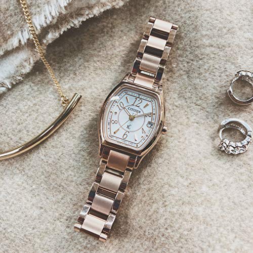 Citizen xC XC Eco-Drive Radio-Controlled Titania Line Happy Flight Series Watch In Sakura Pink (ES9354-69A) for Women