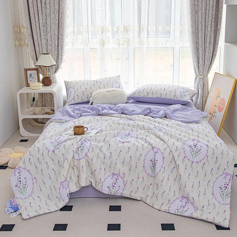 Summer New Bubble Cotton Summer Blanket Cool Silk Summer Quilt Airable Cover