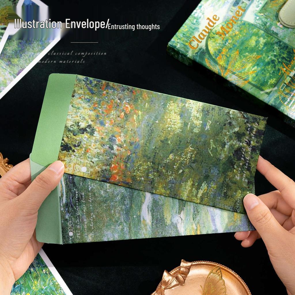 Oil Painting Journal Gift Set: Notepad, Diary, Notebook for Girls & Graduation Souvenir