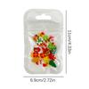 20Pcs Mixed 3D Cartoon Resin Christmas Series Nail Charms Cute Snowman Santa Claus Gift Festival Nail Art Decoration