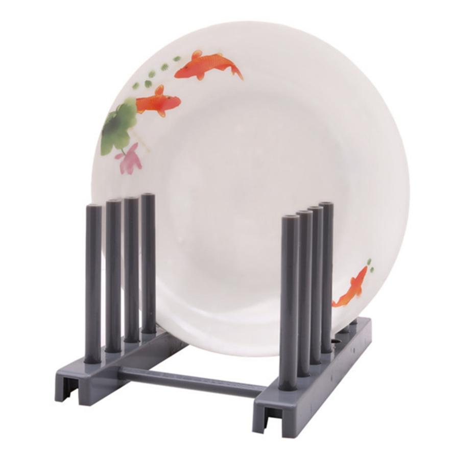 Household Plastic Dish Racks Kitchen Supplies Storage Drain Racks Detachable Storage Trays Lid Racks