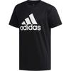 T Shirts Men's Black Crew Neck Moderate Straight Fit FJ6230