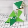 Forest Style Felt Triangle Party Flags In Brown, Blue, and Green