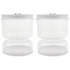 Dry-wet Separation Pickle Vegetable Jar Hourglass Type Pickled Juice-Separation Food Filter Storing Pickles Kitchen Accessories