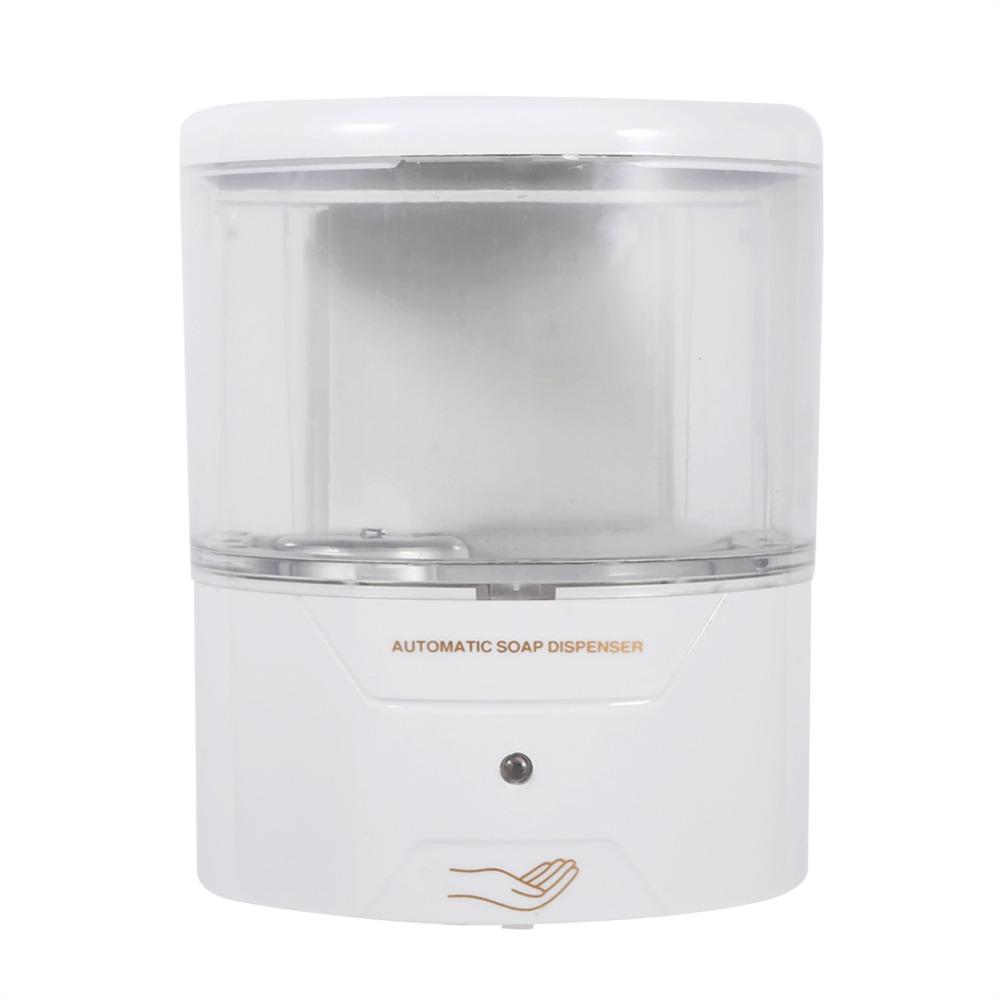 ABS Sensor Soap Dispenser 600ml Capacity White Hand Sanitizer Dispenser Touchless Automatic Soap Machine