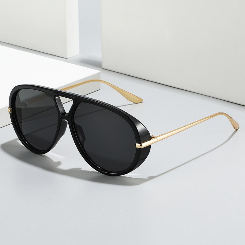 Attractive Glasses Women's Oversized Sunglasses Classic Big Pilot Sun Glasses For Trendy Outdoor Travelling Driving Shades