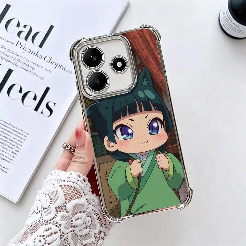 A-Apothecary D-Diaries Niedrige Galvanik Handyhülle Für Xiaomi Redmi Note 14 15 Pro Plus 13 12 11 11S 11T 10 9S 9 5G Sturzfest Airaba