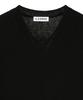 IL CORSO Lambswool Cozy V-Neck Knit Black Iesw5F001Bk