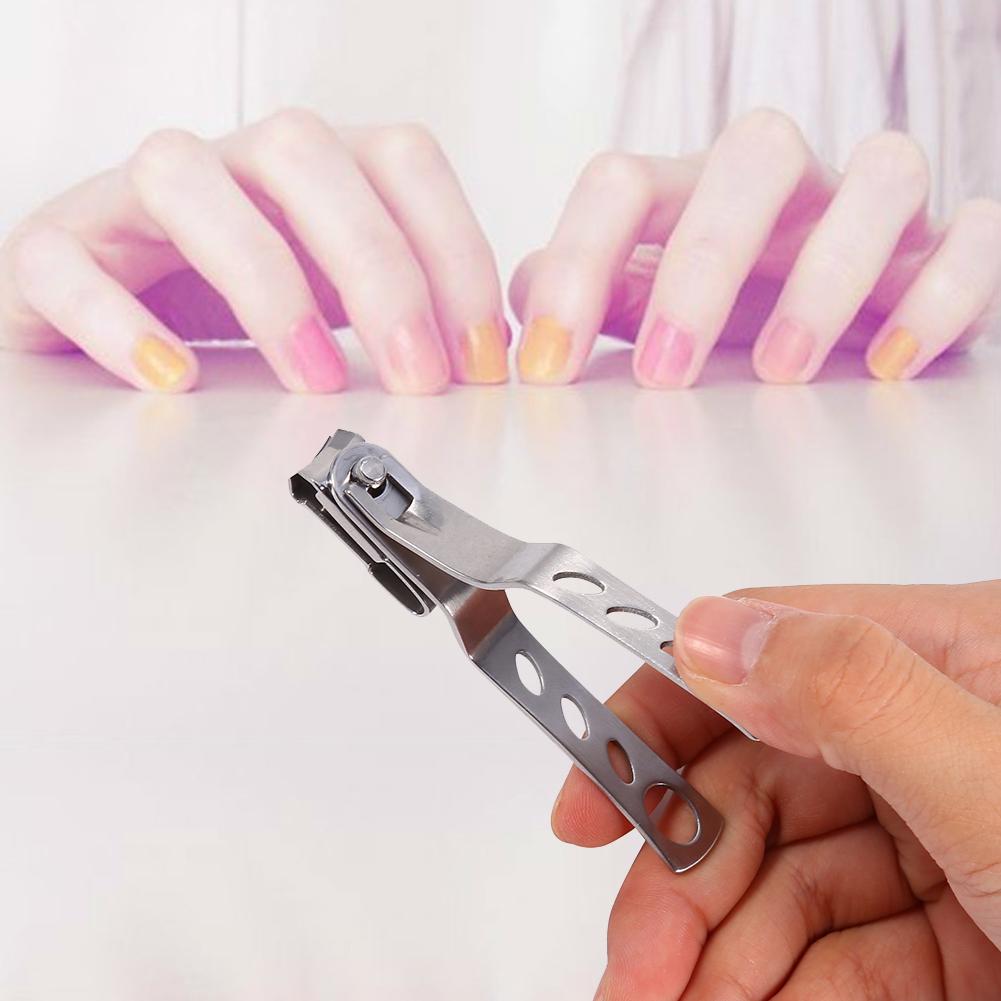 1Pc Professional Stainless Steel Small Nail Clipper Cuticle Cutter Nipper With Rotate Head
