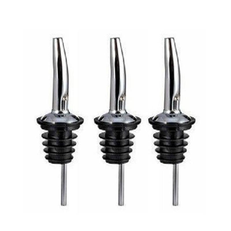 Xianyi01 Stainless Steel Liquor Spirit Pourer Flow Wine Bottle Pour Spout Stopper Barware Olive Oil Dispenser