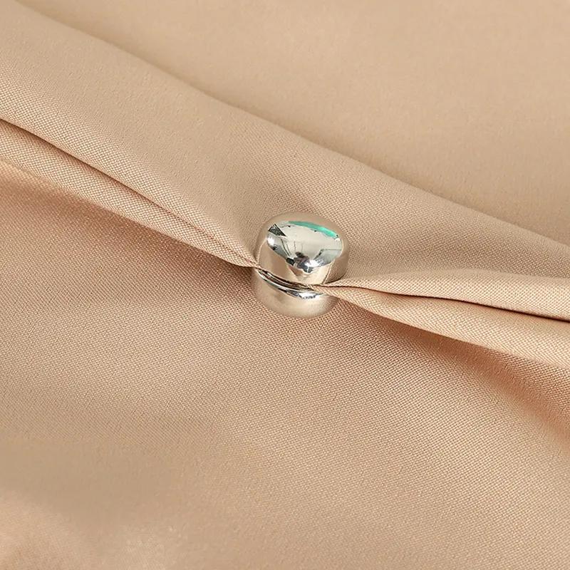 Headscarf Fixed Magnet Brooch Buckle For Scarf Shawl  Pins Women Cardigan Clip Buckle Simple Jewelry Clothes Accessories