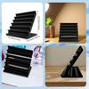Artist Brush Holder Multi-Tier Paintbrush Rack for Watercolor Oil Acrylic Non-Slip Drying Rack Painting Tool Organizer