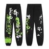 Mens Spider Web Graphic Hoodie High Street Loose Fit Long Sleeve Pullover Teens