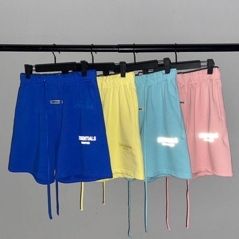 FOG ESSENTIALS Reflective Embroidered Shorts Casual Pants Men Women