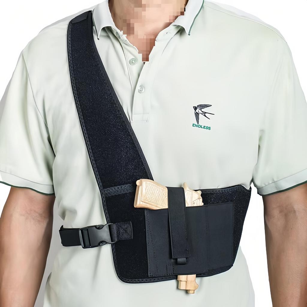 Rubber Neoprene Quick Dial Armpit Holster Gun Bag Right And Left Handed