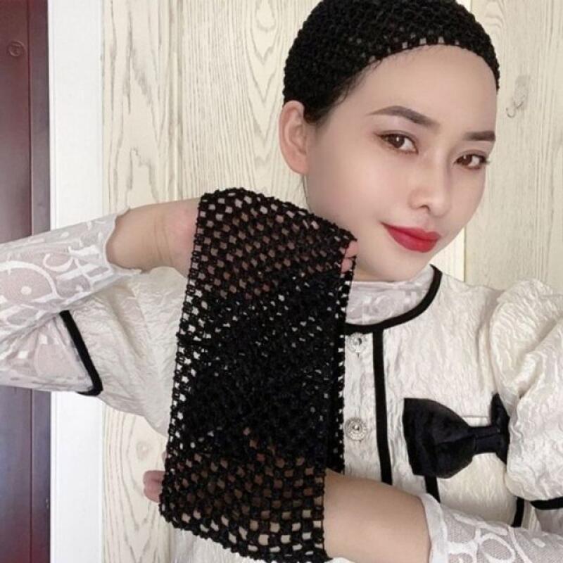 Женская модная повязка на голову Сетчатая повязка на волосы