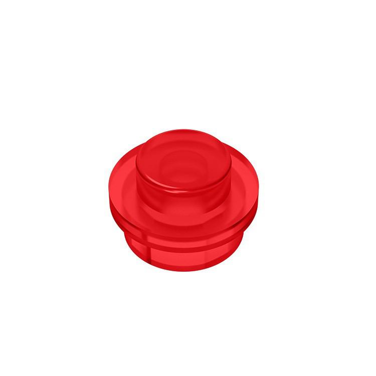 Transparent Round 1x1 Building Block Accessories - Compatible with Domestic Building Sets