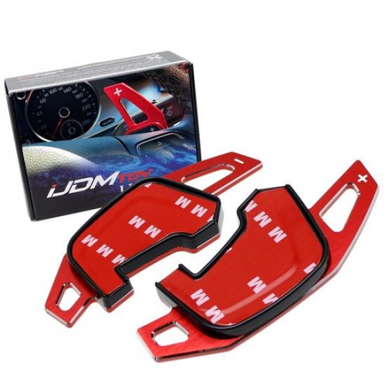 Red Steering Wheel Larger Paddle Shifter Extension Cover For VW 2015-20 GTI/Golf
