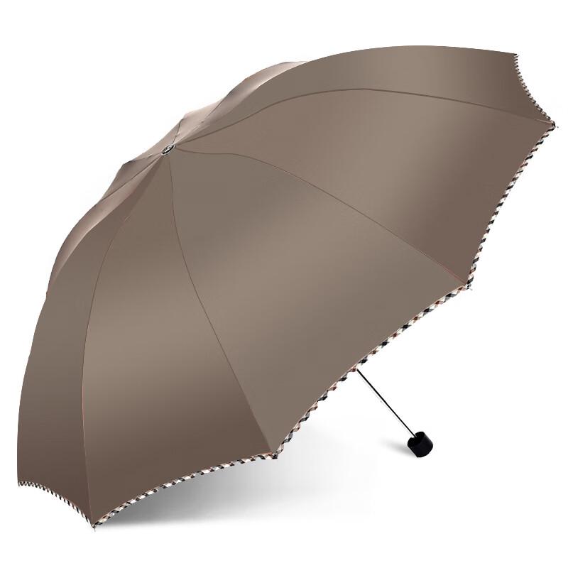 Tiantang Large Classic Plaid Dual-Use Folding Umbrella