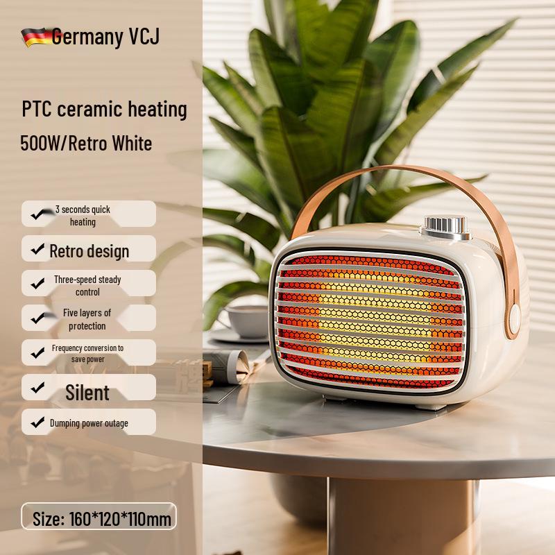 

Компактный бесшумный настольный мини-обогреватель с постоянной температурой и подачей горячего воздуха