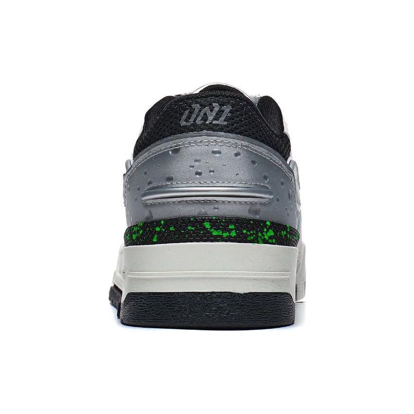 Li Ning 001 BTC Versatile Comfortable Lightweight Casual Shock Absorbing Wear Resistant Low Top Skate Shoes Men Sneakers Cloud-White AGCT067-2