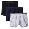 Emporio Armani Boxer Briefs, 3-Pack, 111611, Grey/Black/Navy, Size Small [Parallel Import]
