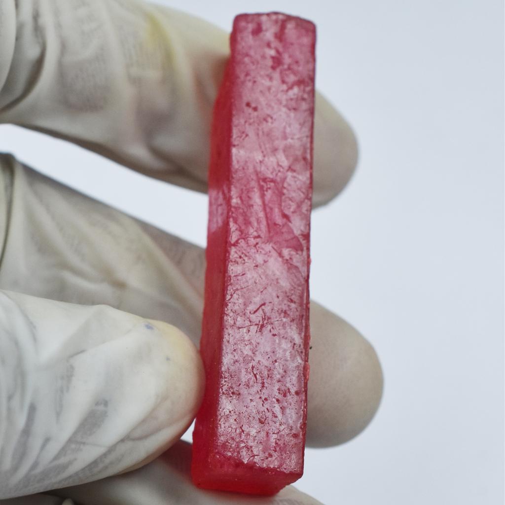 Natural Red Ruby 80ct Raw Rough Certified Loose Gemstone