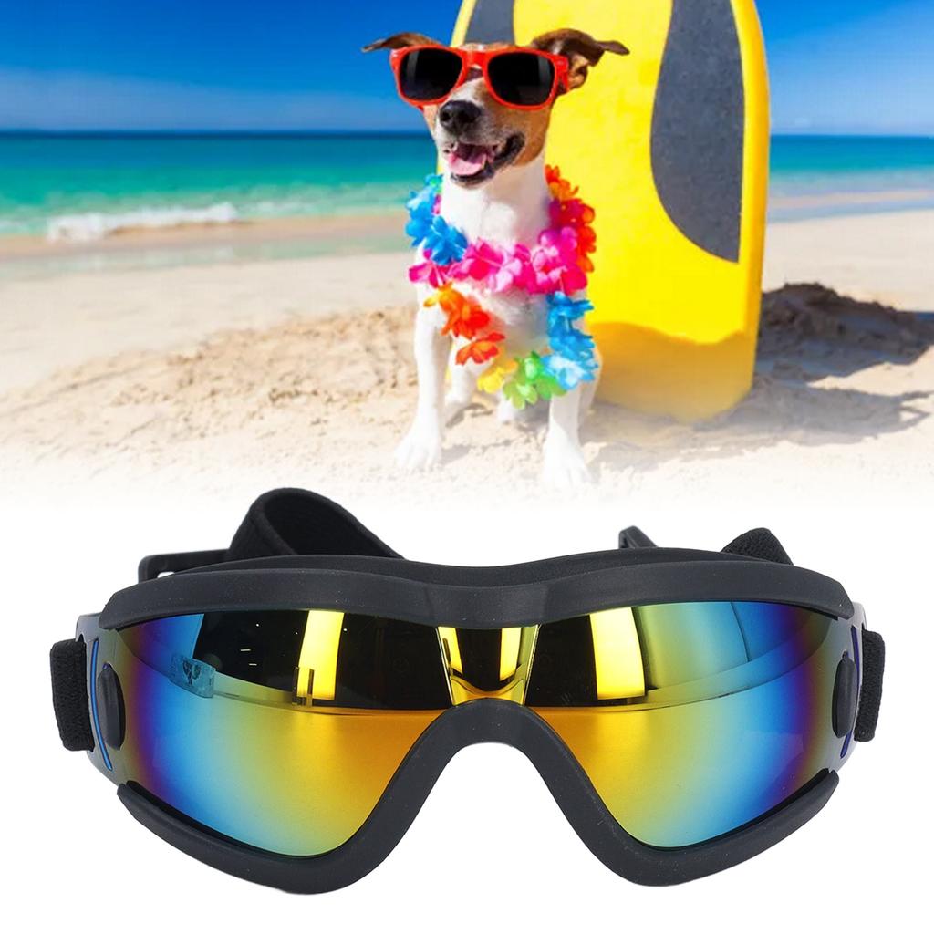 Dogs Windproof Goggles UV Resistant Anti Explosion Fashionable Dog Sunglasses for Outdoors