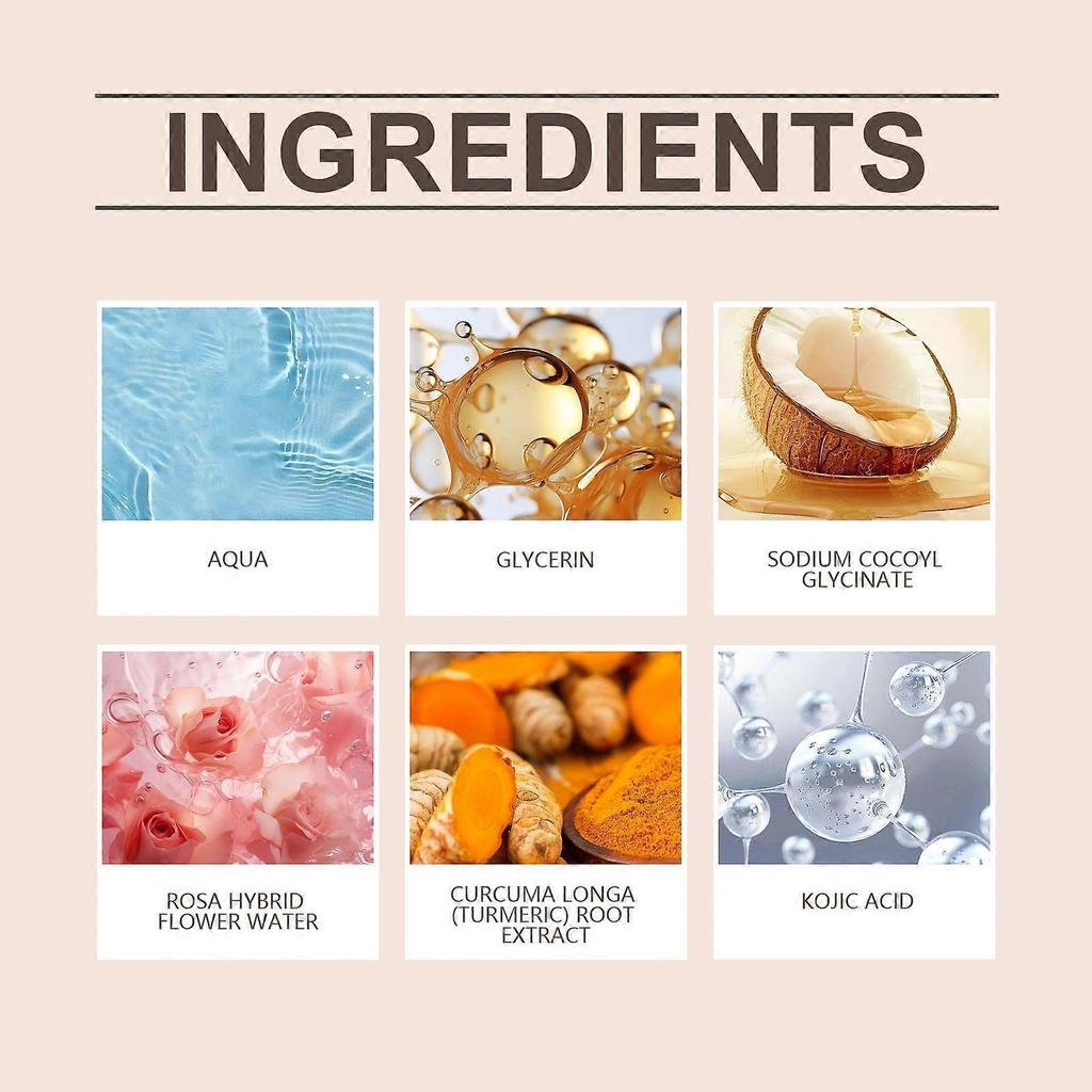 Limited time!!Eelhoe Turmeric Pore-Tightening Facial Cleanser Cleanses Facial Oil, Moisturizes And Hydrates The Skin, And Beautifishes The Skin Withou