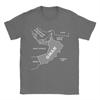 Men TShirts Oman Map Minimalist Line Art Vintage Cotton Tees Short Sleeve Arabian Peninsula Geography T Shirt Clothing