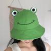 Kapelusz Bawełniany Bucket Hat Rybaczka Czapka Bawełniana Żaba Żabka