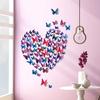 12pcs/Pack Color Mini Butterfly Magnetic Refrigerator Sticker Kitchen Living Room Decoration Wall Stickers DIY Creative ZSY