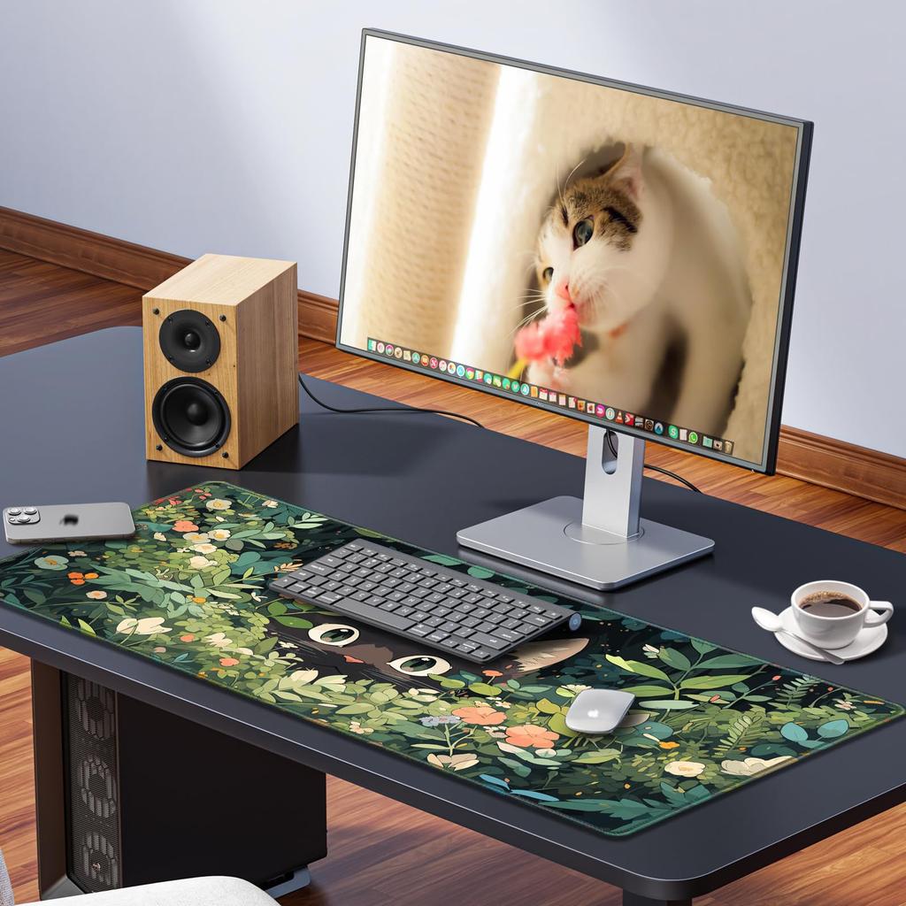 Mouse Extra Large Gaming Mouse Keyboard Rubber Compatible with Washable Gaming Desk Mat Compatible with Work Pad, Pad, 9040cm, Pad, Non-Slip Sole,