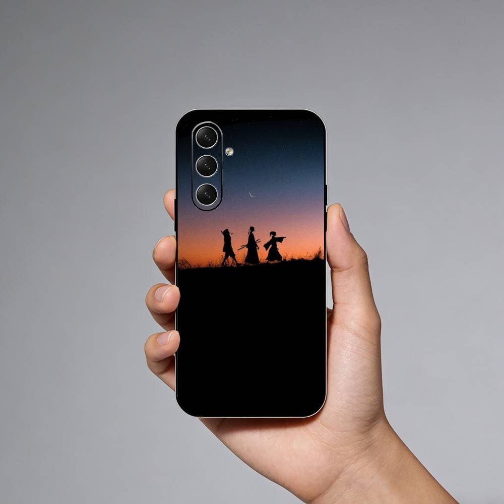 Anime S-Samurai C-Champloo Phone Case For Samsung Galaxy A73,A72,A71,A70,A52,A51 Others Soft Black Cover