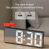 Digital Alarm Clock Large Screen Voice Control Calendar Date Temperature Display Bedroom Dorm Student Alarm Clock